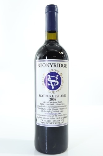 (1) 2008 Stonyridge Vineyard Larose, Waiheke Island (TOL)
