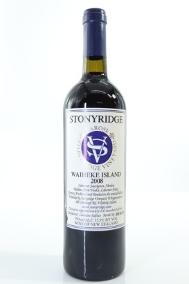 (1) 2008 Stonyridge Vineyard Larose, Waiheke Island (TOL)