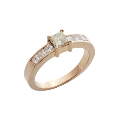 18ct Princess Cut Diamond Ring