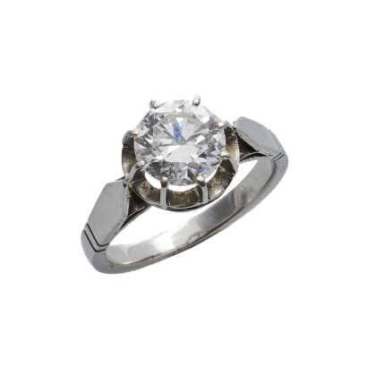 Platinum Diamond Solitaire Ring