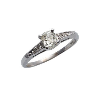 14ct White Gold Diamond Ring