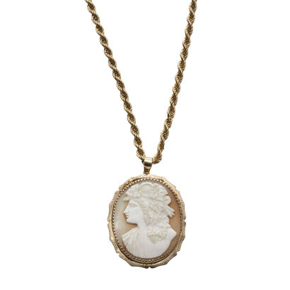 9ct Cameo Brooch