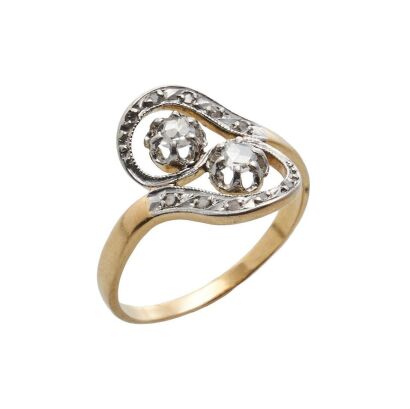 18ct Edwardian Rose Cut Diamond Ring