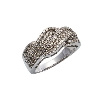 18ct White Gold Diamond Dress Ring