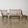 A Victorian Tortoise Bamboo Parlour Suite - 2