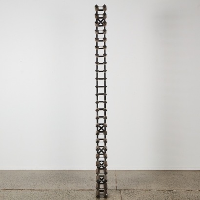 A Classical Vertical 24-Bottle Wine Rack