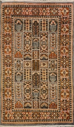 A Hand-Knotted Persian Bakhtiari Rug