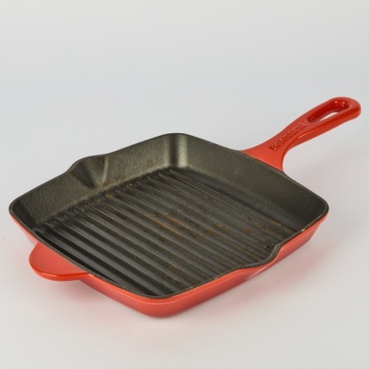 A Baccarat Cast Iron Grill Pan