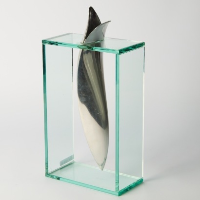A Postmodern Fish-Form Vase by Lisa Mori