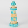 A Wooden Carved Lighthouse Sculpture