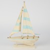 A Decorative Wooden Sailboat