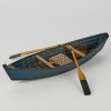 A Decorative Wooden Rowboat