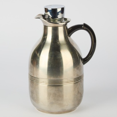 A Vintage Camel Vacuum Flask in Stainless Steel