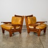 A Pair of 1970s Organic Brutalist Armchairs