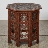 A Decorative Carved Anglo-Indian Occasional Table, A/F