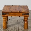 A Colonial Indian Solid Teak Side Table - 2