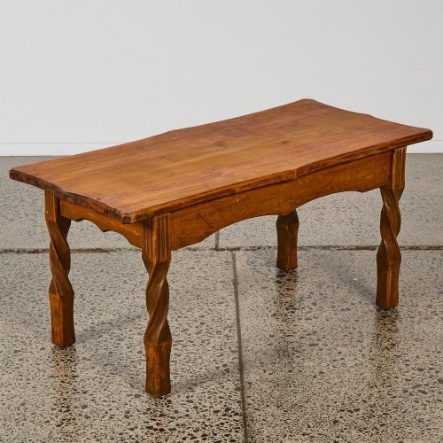 An Adzed Handmade Chapman-Taylor Coffee Table