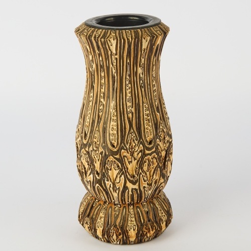 A Ponga Wood Vase