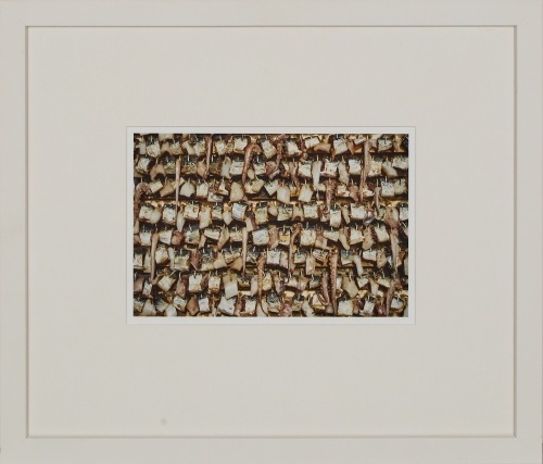 A Sam Bruce Baited Hooks Framed Photograph