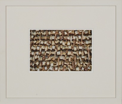 A Sam Bruce Baited Hooks Framed Photograph