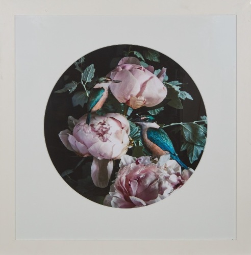 A Signed Print by Lucy C, 'Princess in Peonies'