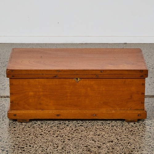 An Antique Cedar Storage Box