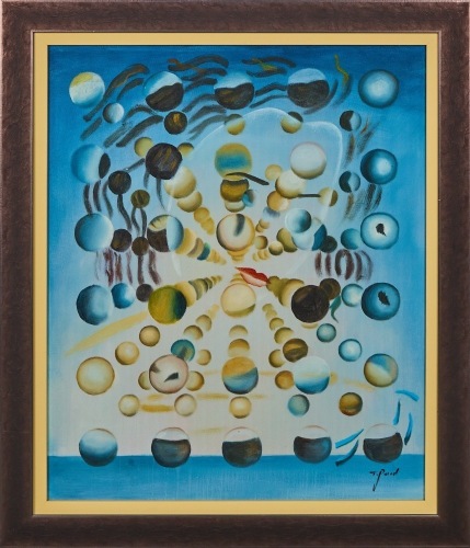 A Salvador Dali galatea Reproduction Painting