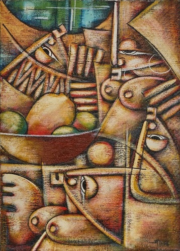 A Cubism Original Painting