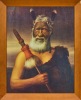 A Lindauer Reproduction Print of Rangi Topeora