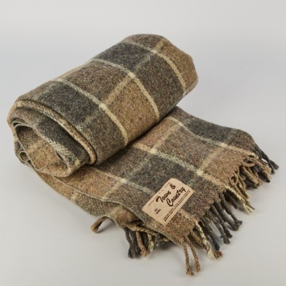A Vintage Pebble Shade Town and Country Rug