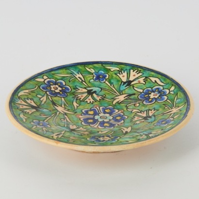 A Hand-Painted Moroccan Plate