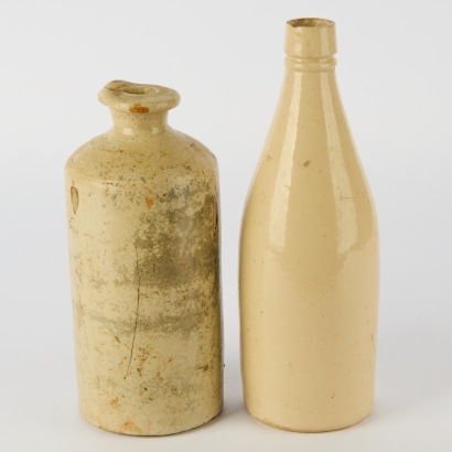 A Pair of Ceramic Bottles