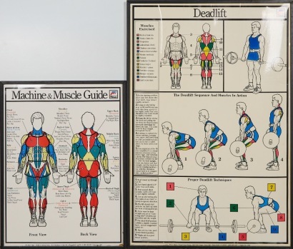 A Pair of 'Fitnus' Educational Exercise Prints