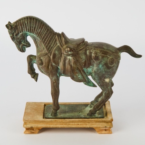 A Chinese 20th Century Bronze Figure of a Horse
