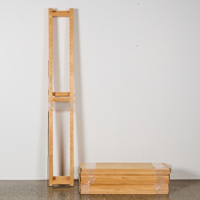 A Lundia Double Bay Shelving Unit