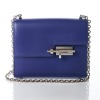 Herm&egrave;s, Bleu &Eacute;lectrique Tadelakt Mini Verrou Chain Bag