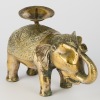 A Brass Elephant Candle Holder