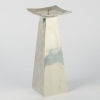 An Aluminium Pillar Candle Holder