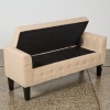 A Button-Back Bed-End Storage Box - 2