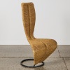 A Tom Dixon style Marsh Straw "S" Chair