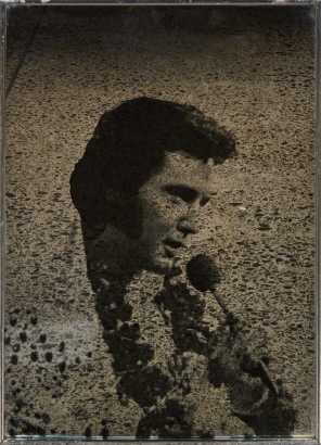 A Mirrored Elvis Presley Wall Hanging