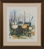 A Signed and Numbered Michael McKenzie Ponder Boatyard Print
