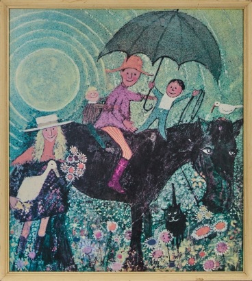 A Vintage John Burningham Nag Picture