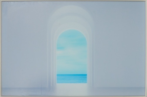 A Large Arched Doorway-to-Ocean Picture