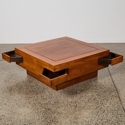 A Vintage Elmwood Margaret Muir Coffee Table