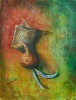 A Des Boyland Kete and Gourd Painting