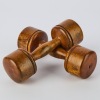 A Pair of Wooden Dumbbells