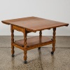 A Chapman-Taylor Arts and Crafts Drop-Leaf Trolley Table