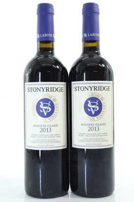 (2) 2013 Stonyridge Vineyard Larose, Waiheke Island