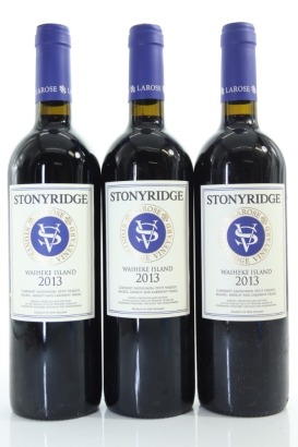 (3) 2013 Stonyridge Vineyard Larose, Waiheke Island